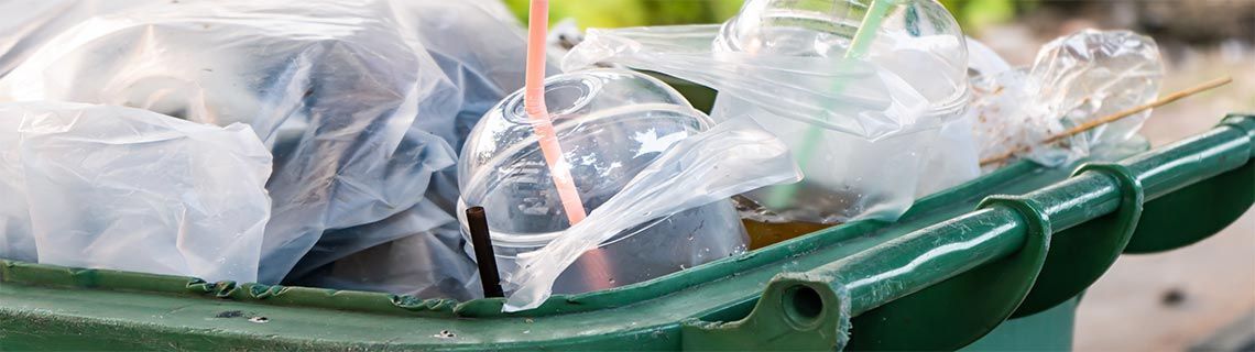 Stop Plastik im Grüngut